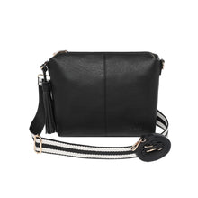 Load image into Gallery viewer, Kasey Stripe Crossbody Bag - Black
