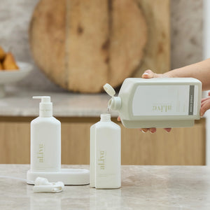 al.ive Home : Kitchen Bench Spray Refill 1L - Lemon Myrtle & Honeydew