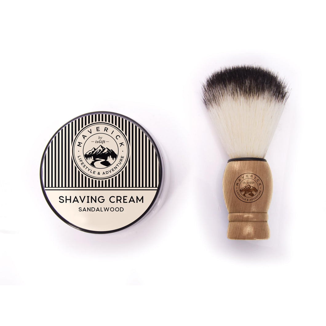 Shaving Duo Set : Shaving Cream & Brush