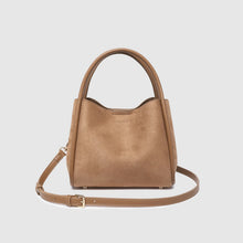 Load image into Gallery viewer, Steffie Suedette Mini Tote Bag - Honey
