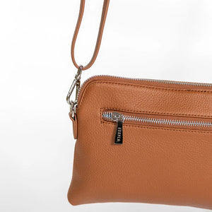 Hoopla Mini Crossbody Slouch - Tan