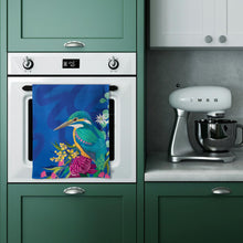 Load image into Gallery viewer, Microfibre Tea Towel - Kingfisher
