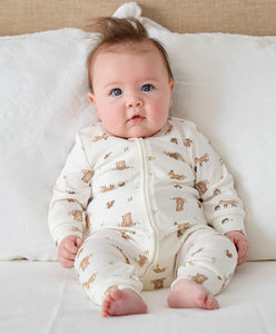 Growsuit Long Sleeve - Bear & Fox : 00 3-6 Months
