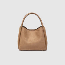 Load image into Gallery viewer, Steffie Suedette Mini Tote Bag - Honey
