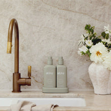Load image into Gallery viewer, al.ive Body : Compact Wash &amp; Lotion Duo + Tray - Ivory Bloom
