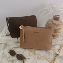 Load image into Gallery viewer, The Everyday Suedette Pouch - Honey
