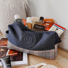 Load image into Gallery viewer, Mens Denim Toiletry Bag - Levi

