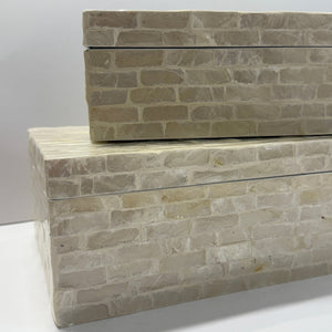 Capiz Jewellery Box - Matchstix Small