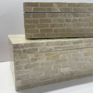 Capiz Jewellery Box - Matchstix Large