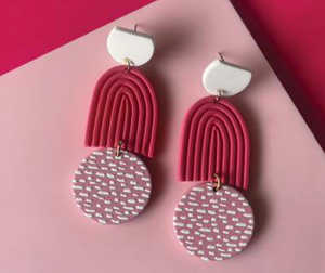 Pink Gin Earrings - Dezi