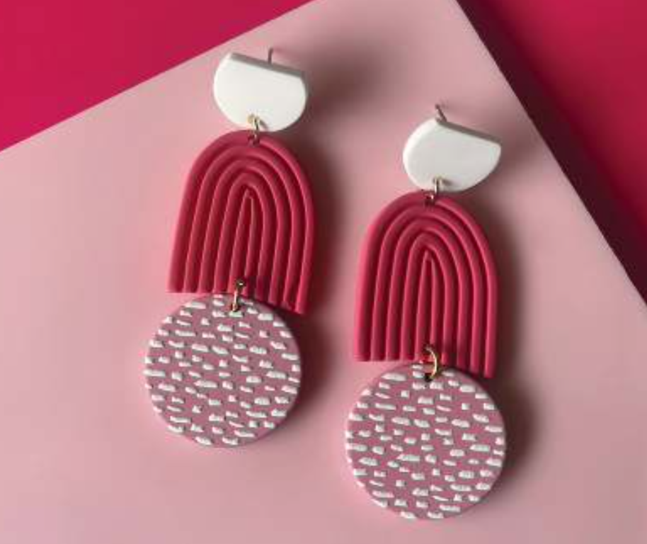 Pink Gin Earrings - Dezi