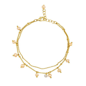 Bracelet - Petite Freshwater Pearl Gold