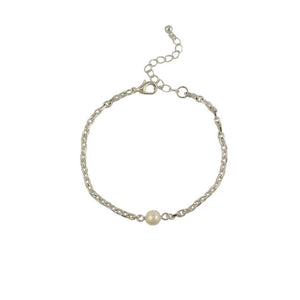 Bracelet - Pearl Ball Silver