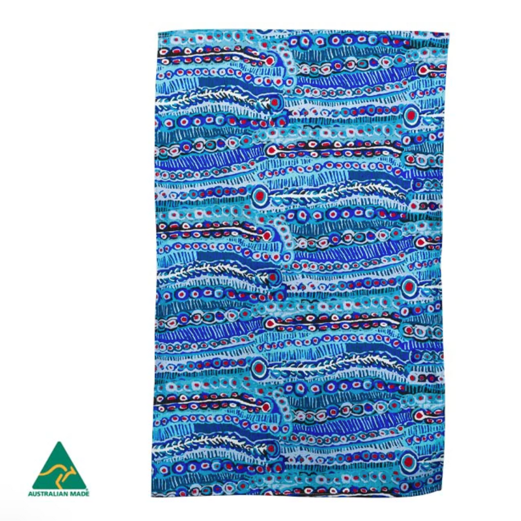 Tea Towel - Murdie Morris, Blue