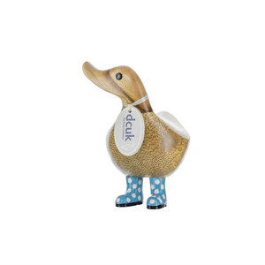 DCUK Natural Welly Ducky - Spots