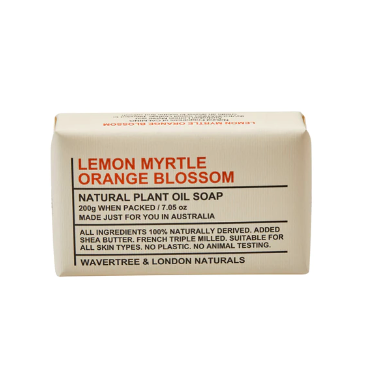 Natural Plant Oil Soap - Lemon Myrtle / Orange Blossom