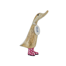Load image into Gallery viewer, DCUK Natural Welly Duckling Spotty - Medium
