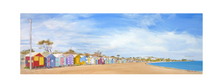 Load image into Gallery viewer, Pete Pascoe Print 69 - Beach Boxes Lampost, Brighton
