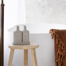 Load image into Gallery viewer, al.ive Body : Wash &amp; Lotion Duo + Tray - Sea Cotton &amp; Coconut
