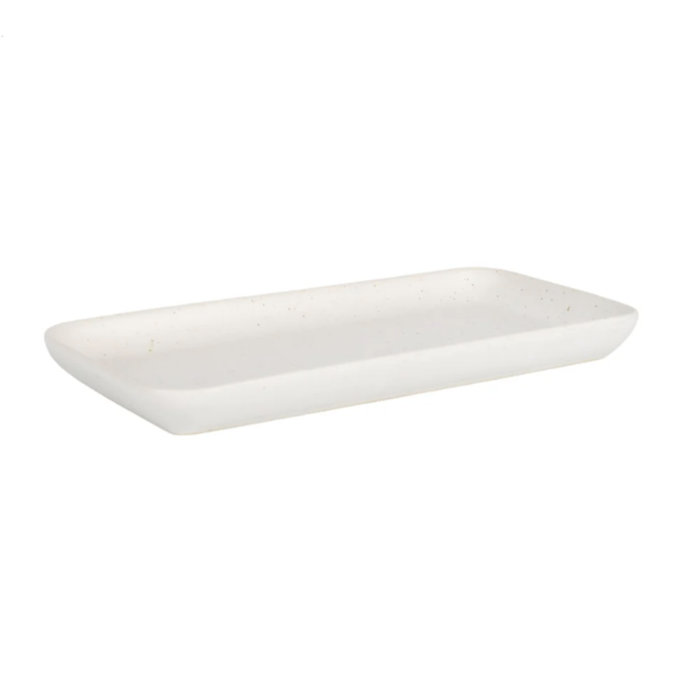 Oblong Plate 24x12 Matt White