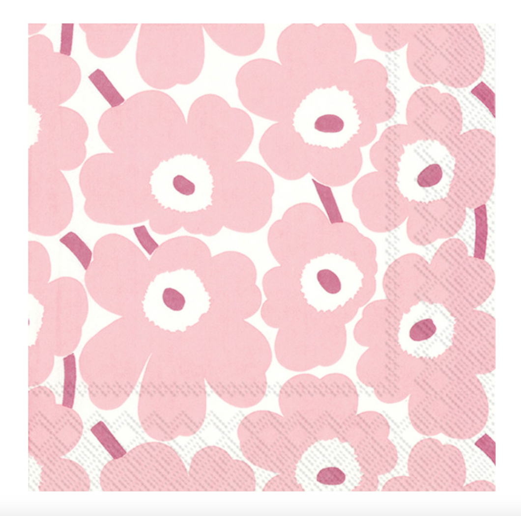 Cocktail Napkins - Marimekko Light Rose