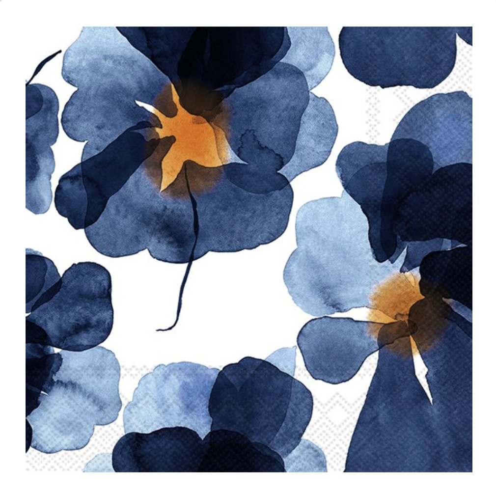 Cocktail Napkins - Marimekko Blue