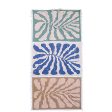 Load image into Gallery viewer, Beach Towel in Bag - Leaves
