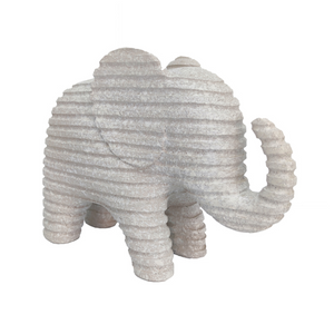 Fawn Resin Elephant