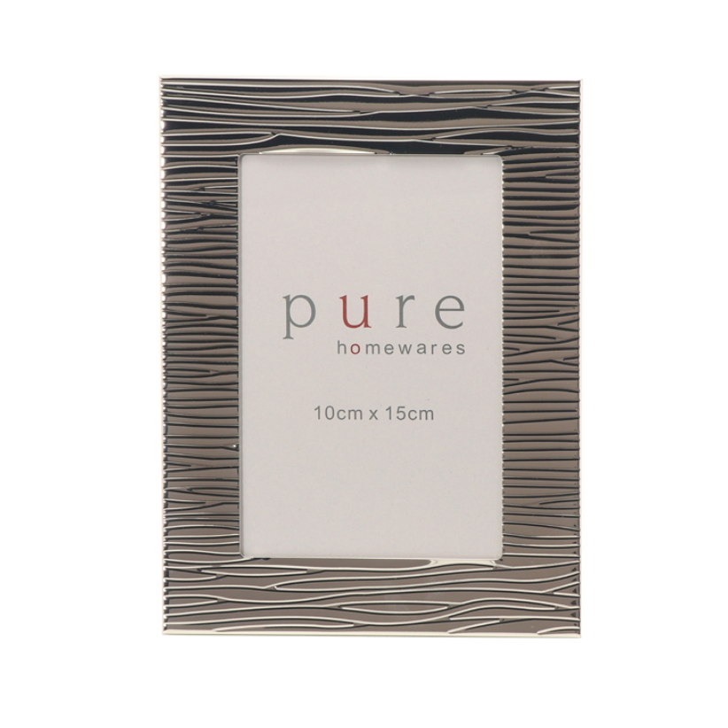 Silver Grained Frame 10 x 15