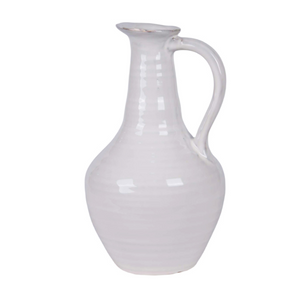 Roxy White Ceramic Jug