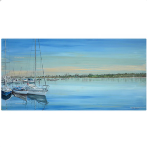 Pete Pascoe Print 11 - Sandringham Yacht Club 3 Boats