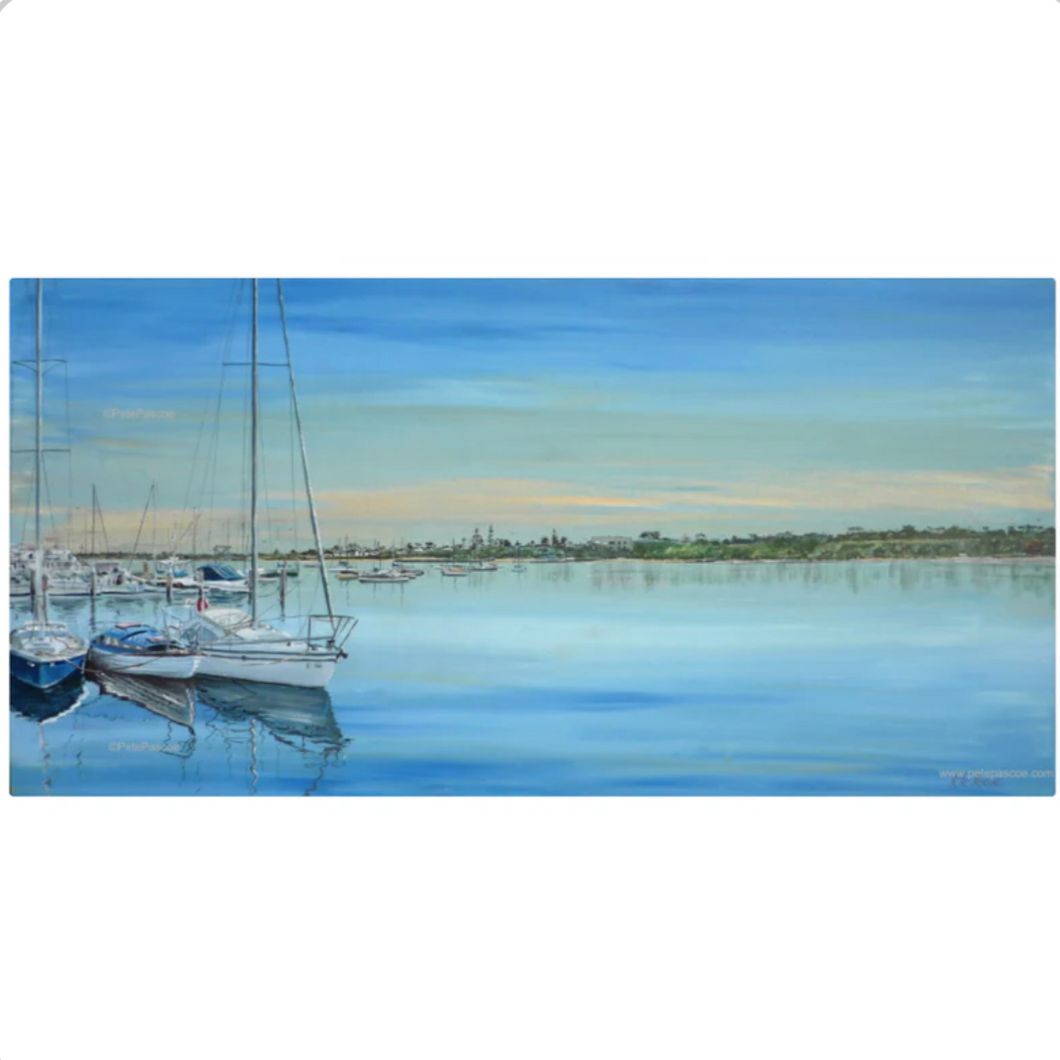 Pete Pascoe Print 11 - Sandringham Yacht Club 3 Boats