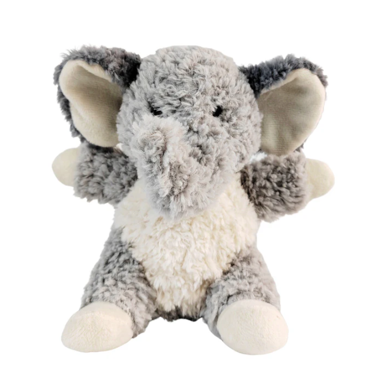 Curly Elephant Soft Toy