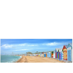 Pete Pascoe Print 52 - Dendy Beach Boxes, Brighton