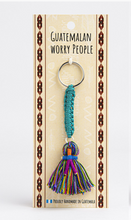 Load image into Gallery viewer, Keyring - Mayan Worry Bag Pompom
