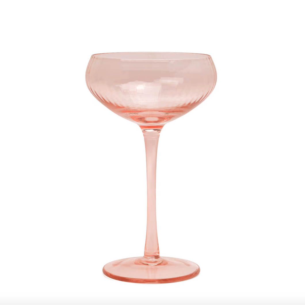 The Lou Coupe Glass Set of 2 - Lilac