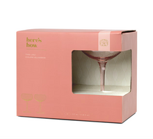 Load image into Gallery viewer, The Lou Coupe Glass Set of 2 - Lilac

