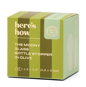 Bottle Stopper - The Moony in Olive