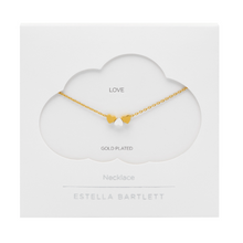 Load image into Gallery viewer, Estella Bartlett Necklace - Multi Heart - Gold Plated
