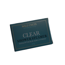 Load image into Gallery viewer, Wild Emery Shower Steamer - Clear : Eucalyptus Blue Gum + Cypress
