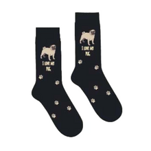 Load image into Gallery viewer, Heart &amp; Sole Bamboo Socks - Pug

