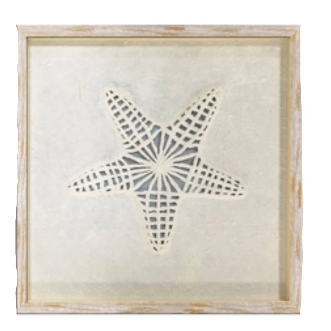 Shell Wall Art - Starfish 50x50cm