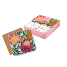 Load image into Gallery viewer, Coaster Set 4 - Bushland Botanicals
