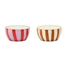 Load image into Gallery viewer, The Bella Set of 2 Dipping Bowls - Lilac/Rust + Ochre

