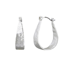 Load image into Gallery viewer, Earring - Kempton Hoops Silver
