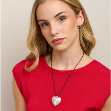 Load image into Gallery viewer, Necklace - Big Silver Heart
