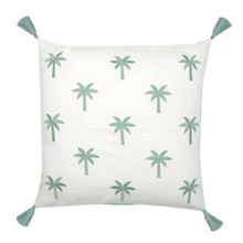 Load image into Gallery viewer, Cusion - Embroidered Palm Trees
