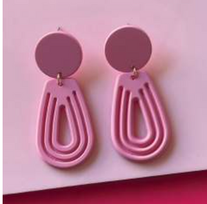 Pink Gin Earrings - Valentina