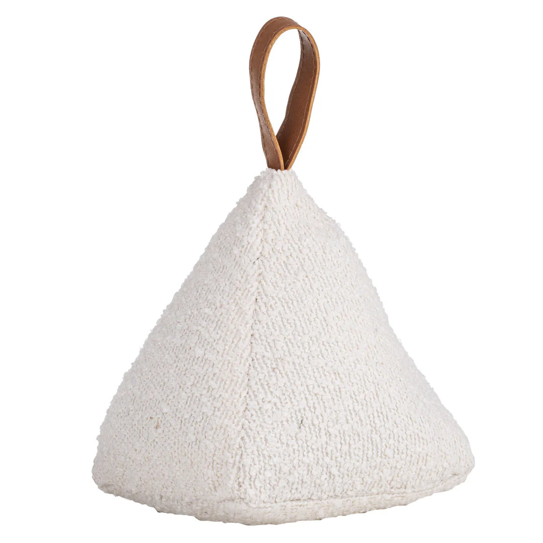 Door Stop - Cream Boucle