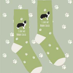 Heart & Sole Bamboo Socks - Border Collie